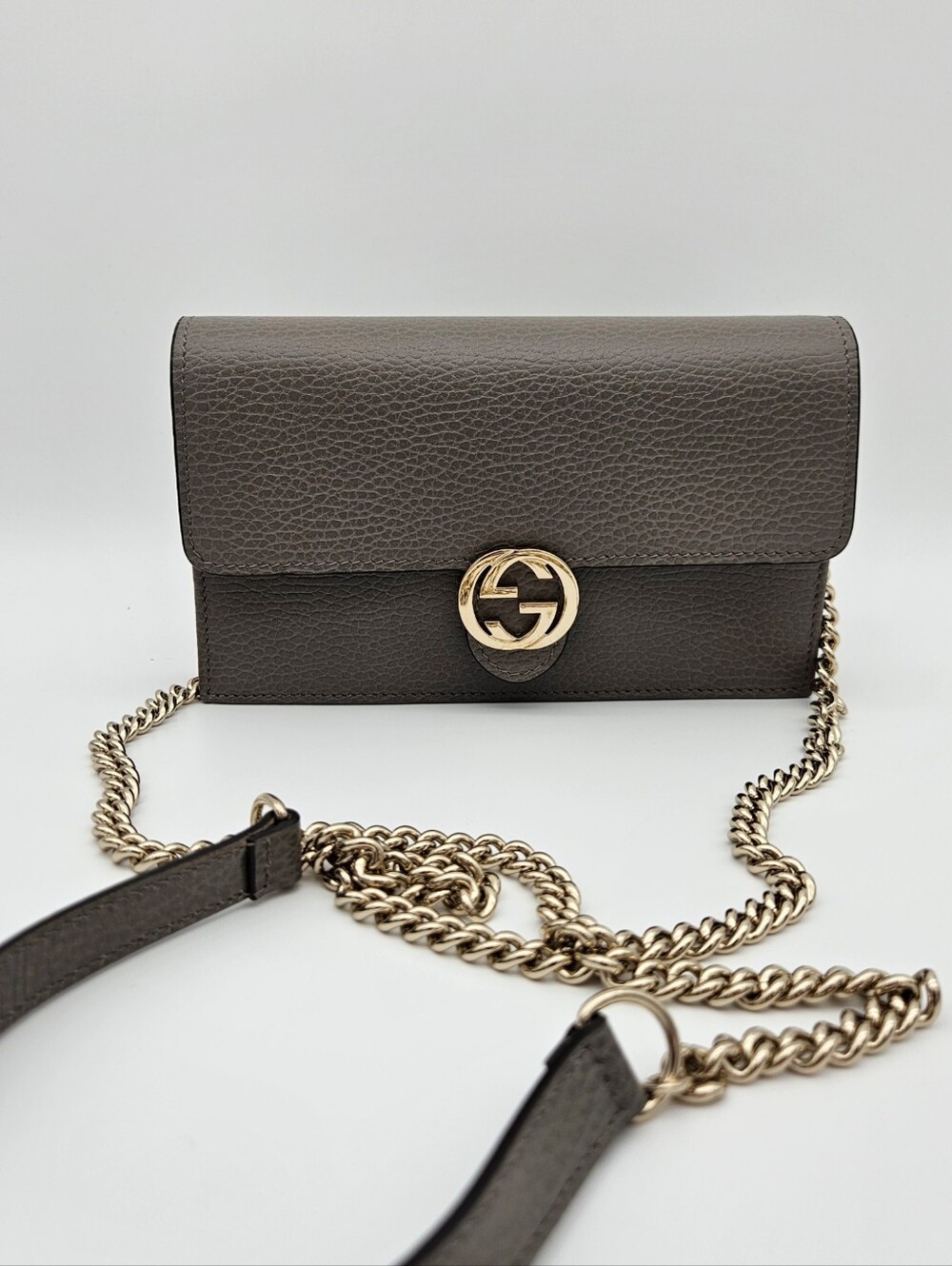 Authentic Gucci GG Interlocking G Small #4411M